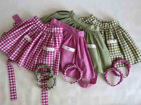 Bawełniana spódniczka CLAIRE Pink Bawełniana spódniczka CLAIRE Pink