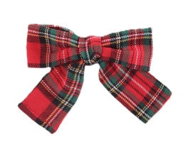 Spinka kokarda MARTHA Tartan Red