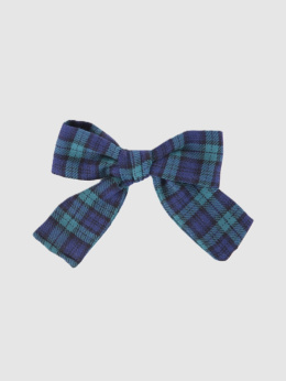 Spinka kokarda SARAH Tartan Dark Blue