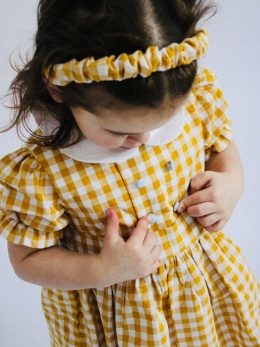 Sukienka MARIE Vichy Yellow