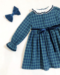 Sukienka SARAH Tartan Dark Blue