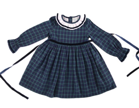 Sukienka SARAH Tartan Dark Blue