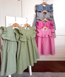 Sukienka VILMA Vichy Green