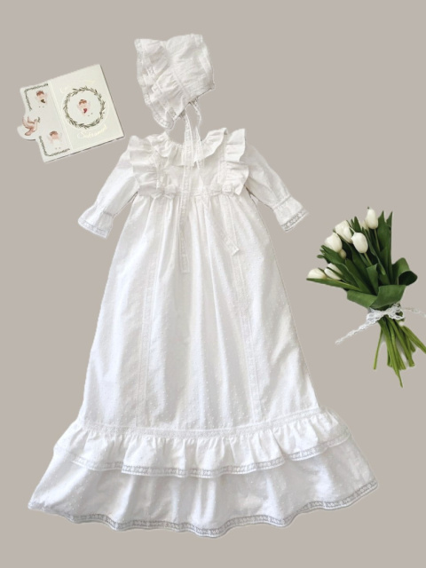 Suknia do Chrztu Świętego Plumeti White Vintige Suknia do Chrztu Świętego Plumeti White Vintige