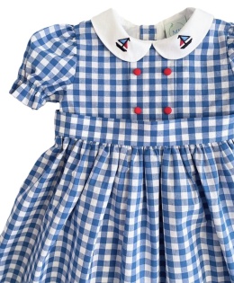 Sukienka MARINA Vichy Blue